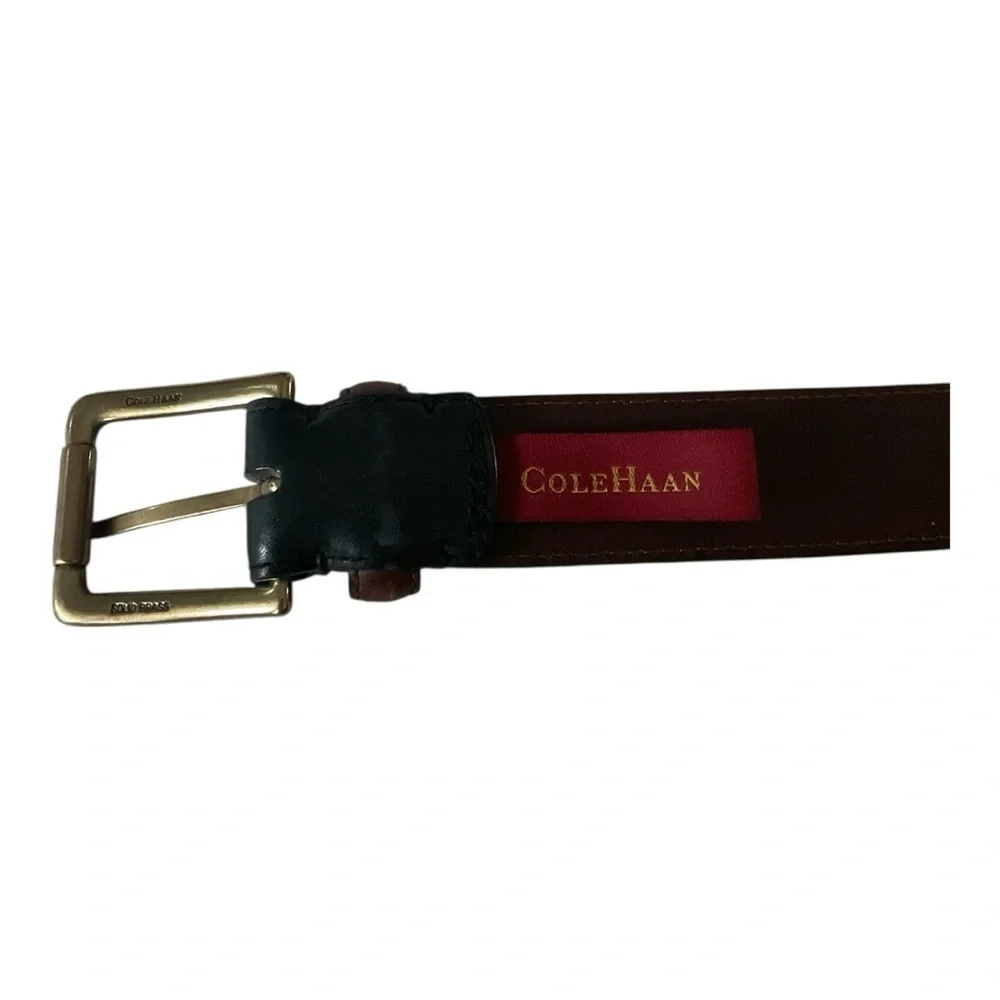 Cole Haan Men’s Leather Belt – Brown & Black